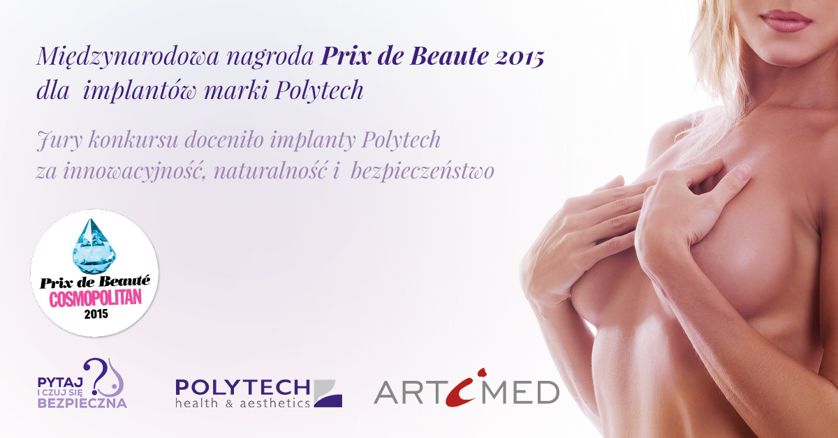 Prix de Beaute 2015 dla implantów Polytech